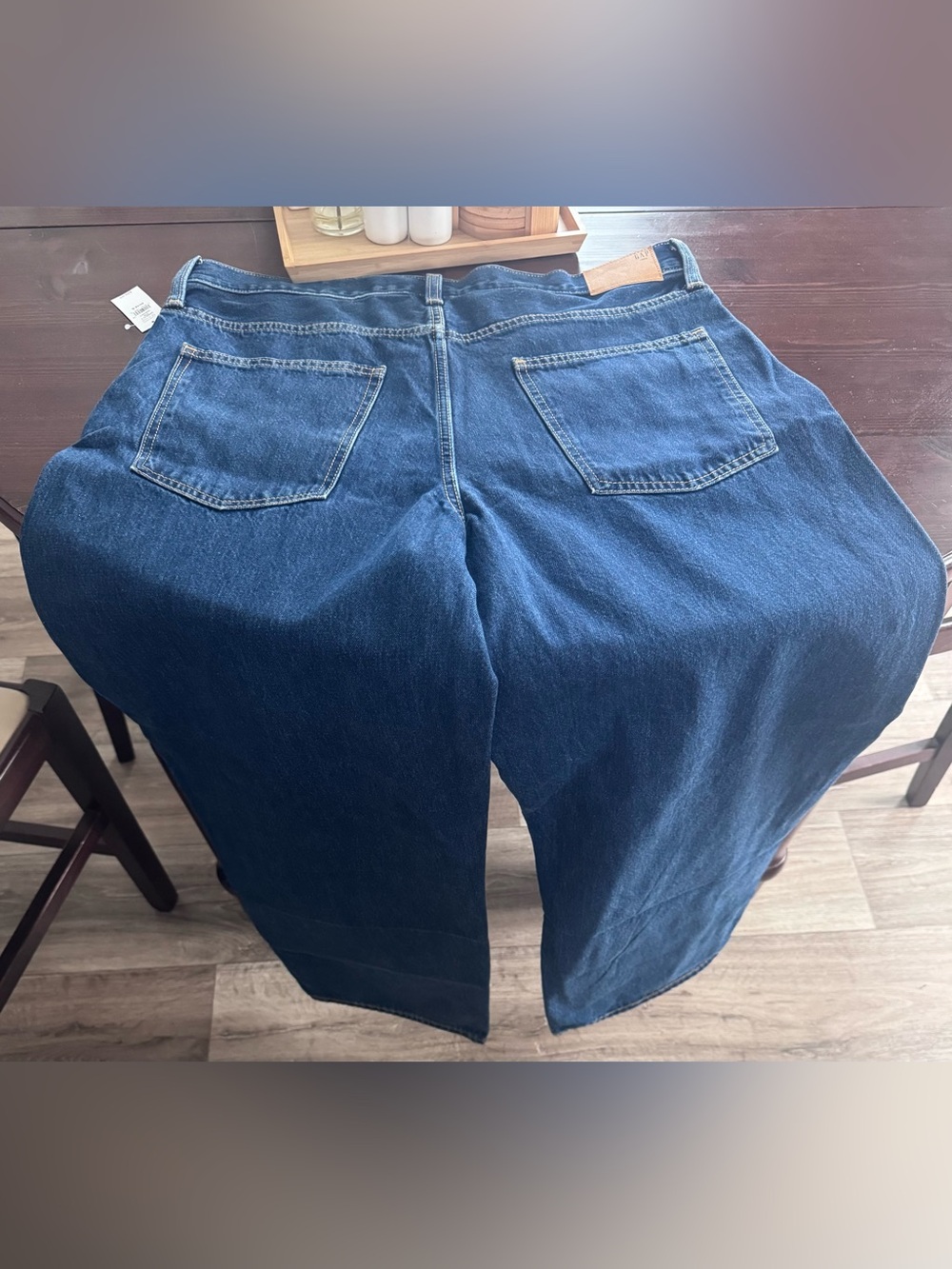Gap 1996 The Hailey Extra Baggy Jean in Medium Indigo - Size 31 - Picture 7 of 9